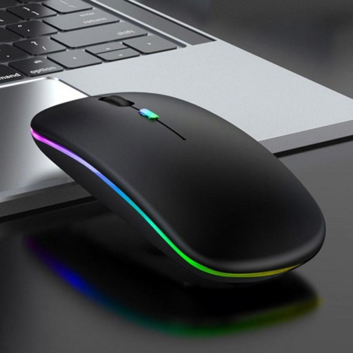 Bezdrôtová bluetooth optická myš RGB