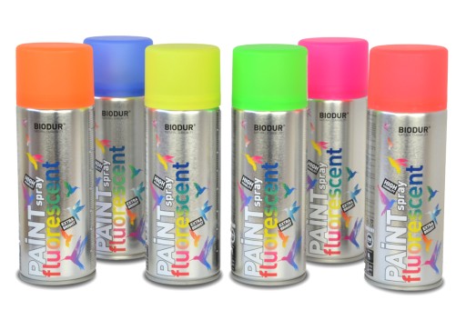 Farba v spreji MODRÁ fluorescenčná 400 ml