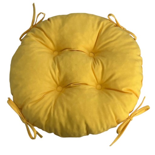Podsedák na stoličku 35cm ŽLTÝ KRUH