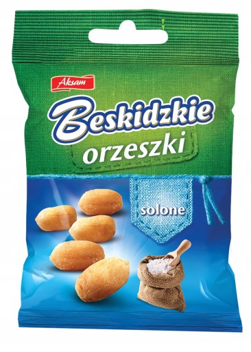 Arašidy Aksam celé orechy 70 g