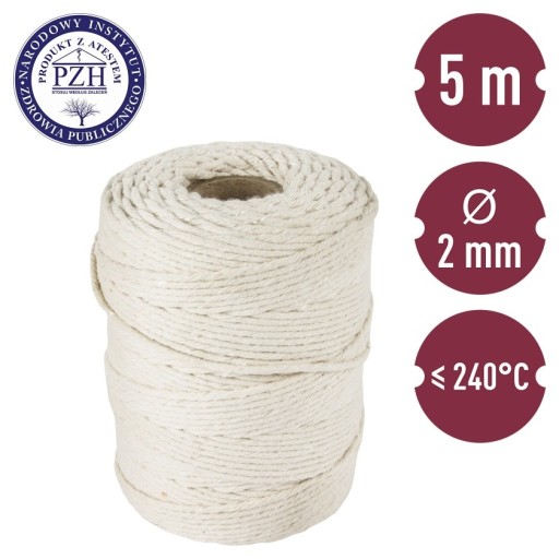 Bavlnené mäsové nite 100g Browin