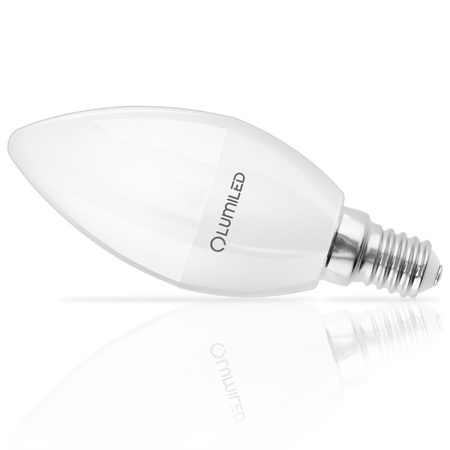 E14 LED CANDLE žiarovka 8W = 60W 806lm 6500K Studená LUMILED