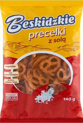 Aksam Beskidzkie praclíky so soľou 140 g