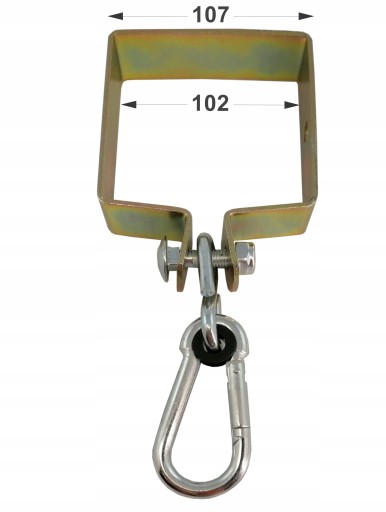 KARABÍNA NA KARABÍNE SVORKA HOOK 100MM