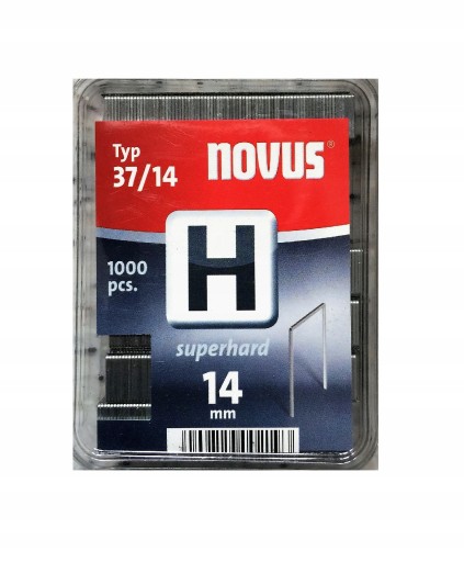Spony NOVUS H typ 37/ 14 mm - 1000 ks supertvrdé