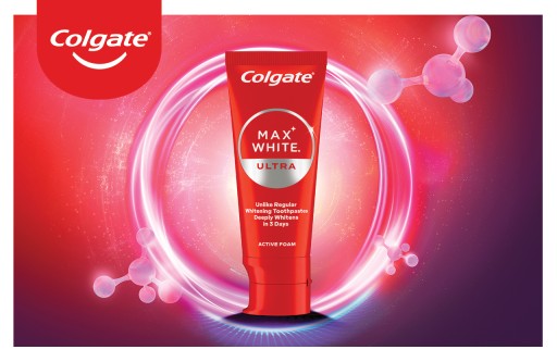 COLGATE MAX WHITE Ultra bieliaca zubná pasta 50 ml + ZDARMA