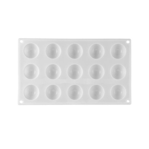 Silikónová forma na mydlo 15x Cylinder Circle MF-419