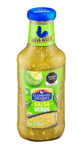 Salsa Verde, omáčka, dip, tomatillo 370g Clemente