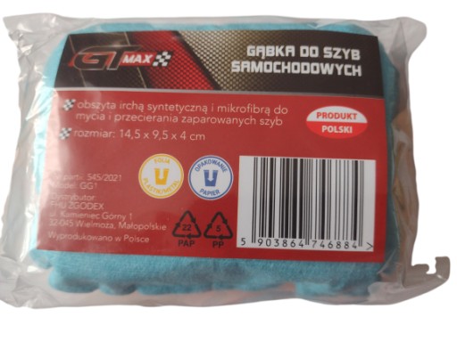 HUBKA NA OKNÁ AUTA s mikrovláknom GT Max