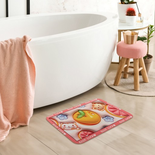 3D protišmykový absorpčný detský koberček do kúpeľne