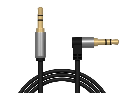 DLHÝ SILNÝ AUX MINI JACK KÁBEL 3,5MM UHEL 1M