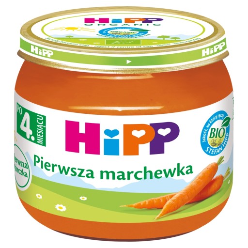 HiPP BIO Prvá mrkvička po 4. mesiaci 3x80g