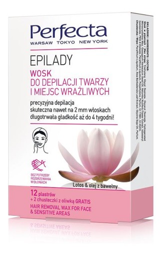 Perfecta Epilady Vosk na depiláciu tváre 12 kusov.