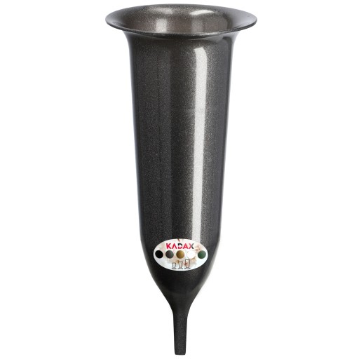 VIN NA CINTORÍN, NÁHROBNÝ NÁHOBNÍK ODVÁŽENÝ, GRAFIT, 23 cm, NA KVETY, NÁHRBNÝ NÁHOBNÝ NÁHOBNÍK.
