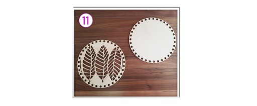 ZÁKLAD DO KOŠÍKA Háčkovanie Horný Dolný Kruh 20cm