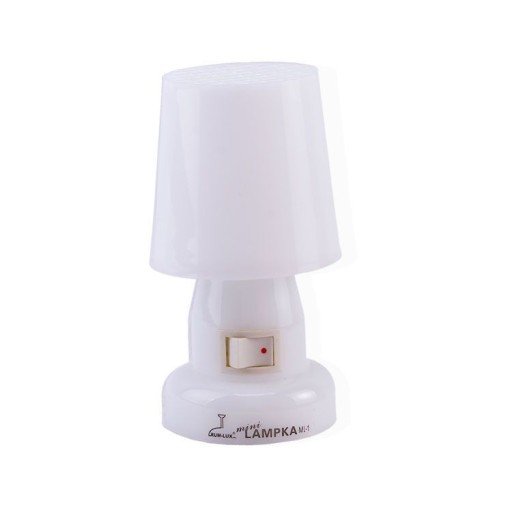 Nočná lampa v kontakte s tienidlom lampy ML-1, žiarovka E14 7W