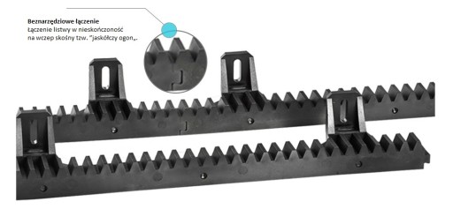 POLYAMIDOVÝ REGÁL 40cm, KOVOVÉ JADRO