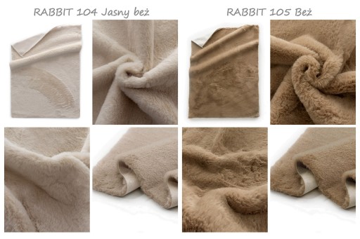 Kožušinový koberec RABBIT 50x70, multifunkčný do kúpeľne, obývačky