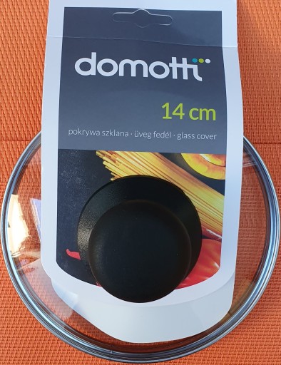 Sklenená pokrievka s prieduchom 14 cm DOMOTTI