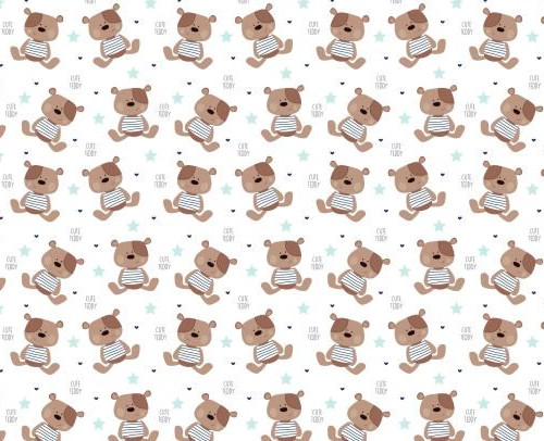 Flanelová plienka 60x80 Teddy Bear Brown