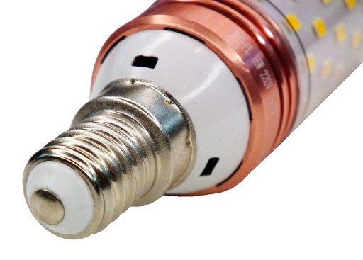 LED žiarovka E14 16WAT úzka sviečka silná TEPL