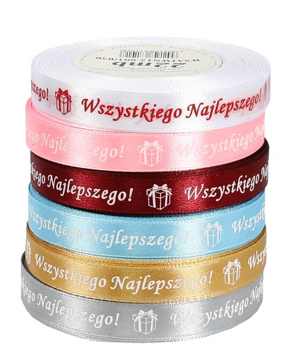 Stuha atlasová 25mm/32mb, 100 farieb, najširší výber.