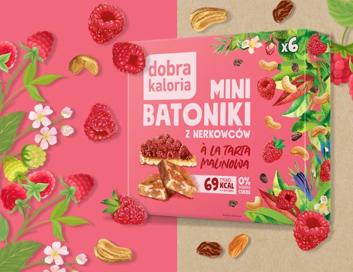 Mini tyčinky Malinový koláč VEGE 0 Cukor Malinový koláč Dobrý kalórie 6 ks