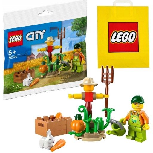 LEGO CITY 30590 Záhradná farma strašiakov + LEGO darčeková taška