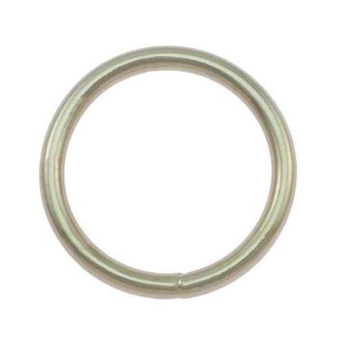 KOVOVÝ PRSTEŇ ZVÁRANÝ 30 mm - NIKEL