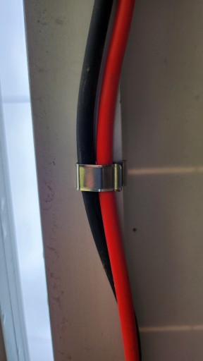 10x Frame Clip Držiak na kábel PV Solar DC Cable 4-6mm2 MC4