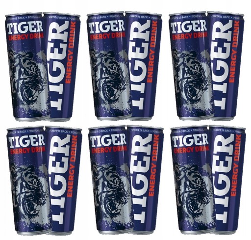 Tiger Energy Drink klasický energetický nápoj 250ml