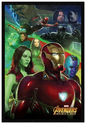 Plagát Avengers Infinity War Iron Man 61x91,5 cm