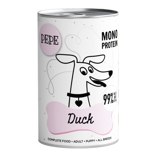 Pet Box PEPE Kačacie mokré krmivo 400g