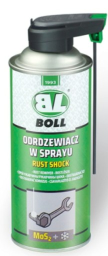 BOLL ODSTRAŇOVAČ HRDZE SPREJ RUST SHOCK 400ml