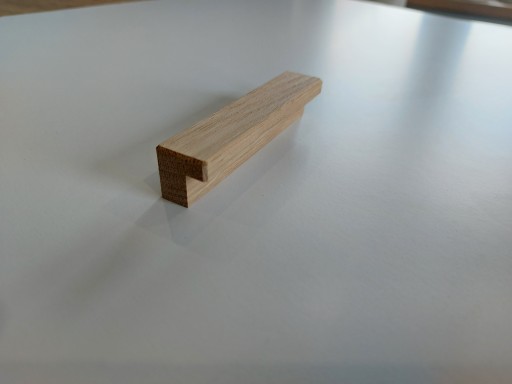 Nábytková úchytka ELKA, dĺžka 96mm, veľ. 64mm SUROVÝ DUB