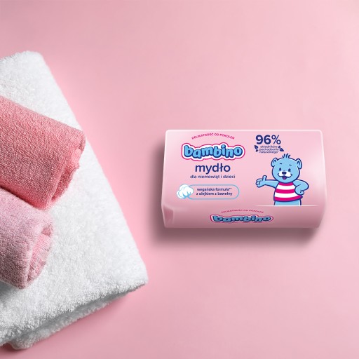 BAMBINO mydlo pre deti a bábätká s lanolínom