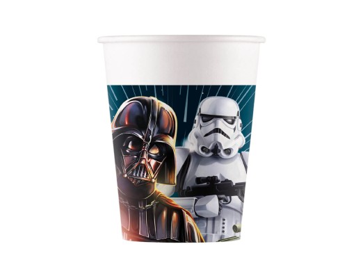 Star Wars Galaxy papierové poháre, 200 ml, 8 ks.
