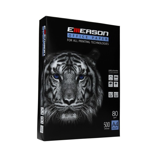 Univerzálny kancelársky kopírovací papier A4 80g Emerson - 500 listov.