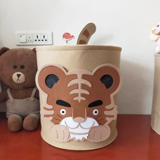Nádoba na bielizeň, kôš na hračky TIGER (D002)