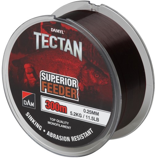 DAM Tectan Superior Feeder Line 0,25mm 300m Hnedá
