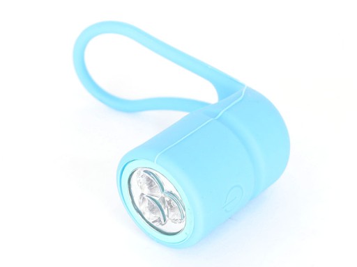 ENERGETICKÁ SILIKÓNOVÁ BICYKELOVÁ LAMPA S 3 DIÓDAMI
