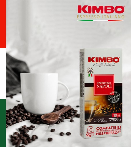 Kapsuly KIMBO NAPOLI Nespresso 10 ks.
