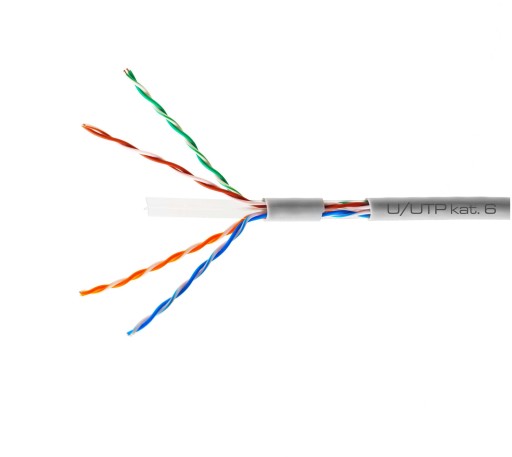 SIEŤOVÝ KÁBEL U/UTP CAT.6 MEDENÝ 1 MB INTERNETOVÝ KÁBEL NA METER