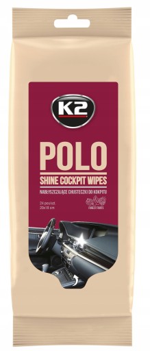 K2 POLO SHINE vlhčené Utierky na kokpit