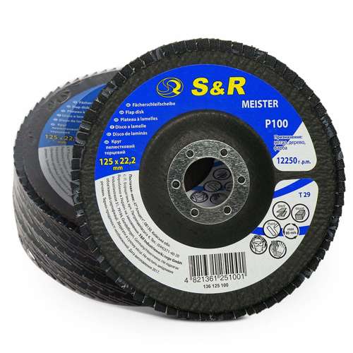 S&R P100 lamelové kotúče 125mm 1 ks