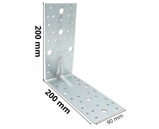 Razený uholník 200x200x90x3,00 STRONG