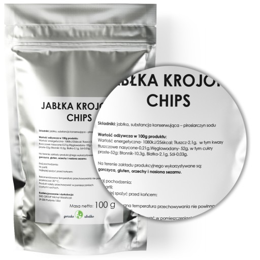 SUŠENÉ JABLKÁ, plátky jabĺk, 100g