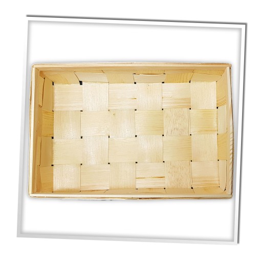 Drevená BOX Nádoba na ovocie Łuba DECOUPAGE