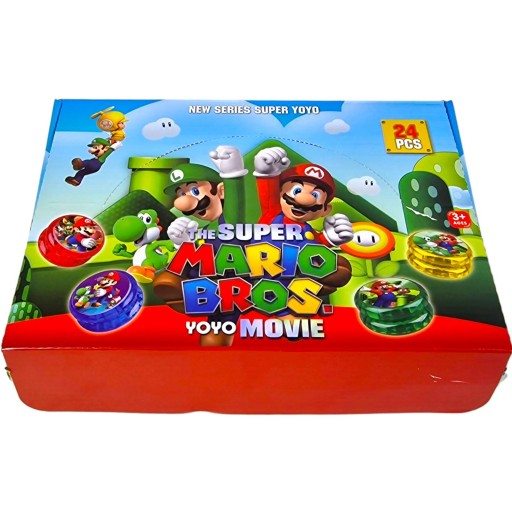 SUPER MARIO JOJO SVIETIACE SVETLÁ YOYO LED ZRUČNOSTNÁ HRAČKA PRE DETI