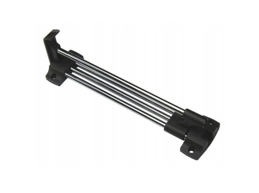 Proakces zosilnený výsuvný vešiak L=300mm chróm/čierna do 15kg